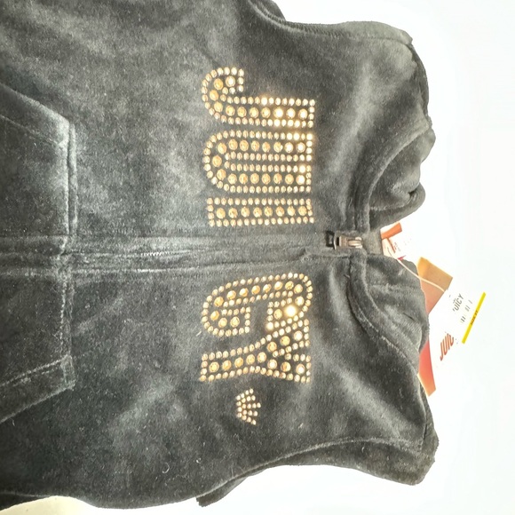 Juicy Couture Black Velour Tracksuit 3T NWT - Picture 2 of 8